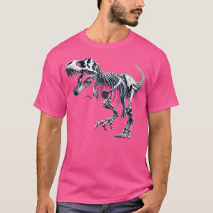 T-Rex Skeleton Dino Bones Paleontologist Fossil Di T-Shirt