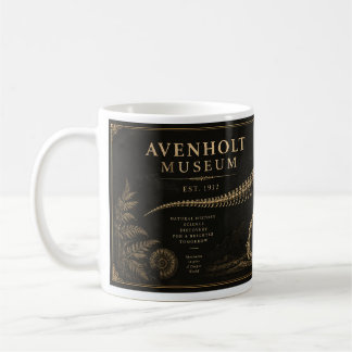 T-Rex Skeleton Vintage Natural History Museum Mug