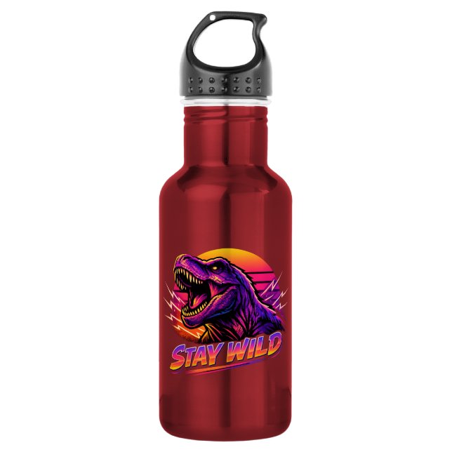 T-Rex Stay Wild 532 Ml Water Bottle (Front)