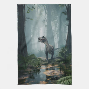 T-Rex Tea Towel