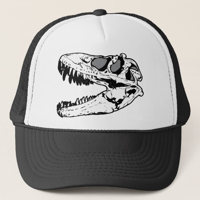 t rex trucker hat (Front)