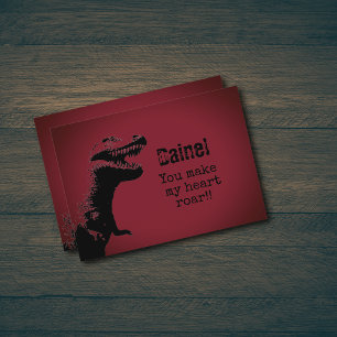 T-Rex Valentine Invitation