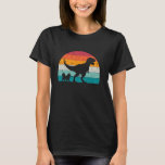 T-Rex Walking a Dog Funny Pomsky Lovers Dog Dad T-Shirt<br><div class="desc">T-Rex Walking a Dog Funny Pomsky Lovers Dog Dad</div>