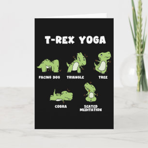 T-rex Yoga Card