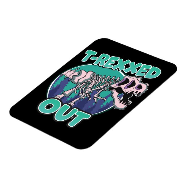 T-Rexxed Out Dinosaur Magnet (Left Side)