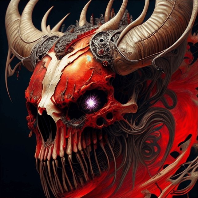 T-Shirt (demon head)