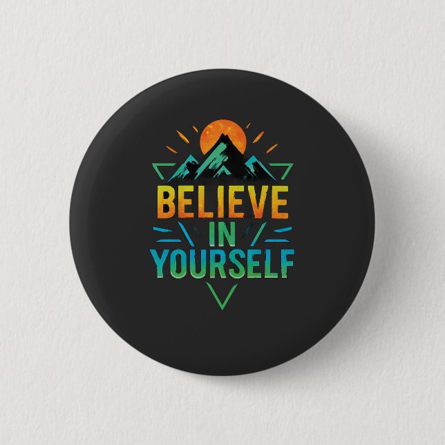 T-Shirt 6 Cm Round Badge (Front)