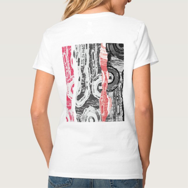 T-Shirt – Abstract Land (Back)