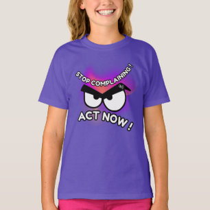 T-Shirt : Act Now (purple)