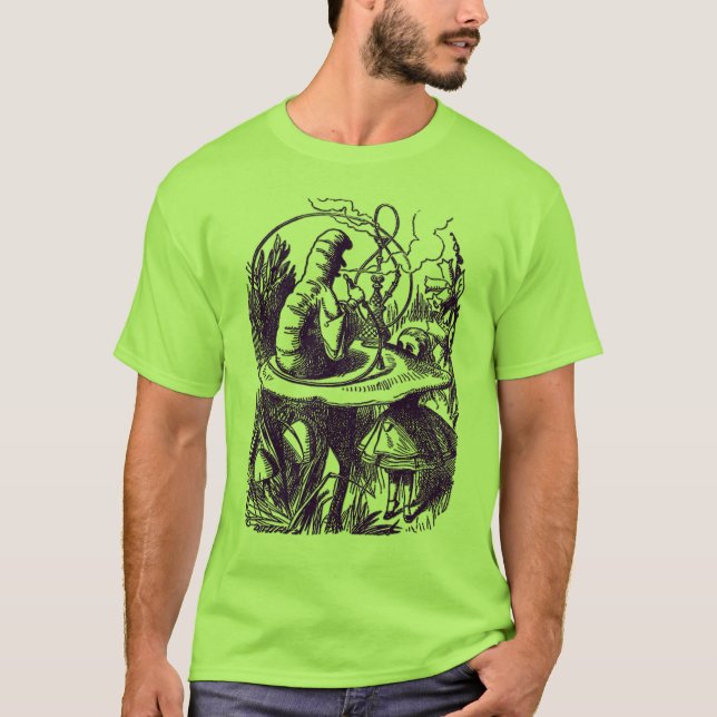 T Shirt: Alice in Wonderland - Caterpillar T-Shirt (Front)