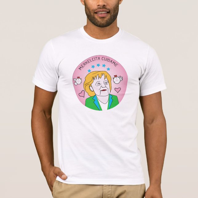 T-shirt Angela Merkel Merkelcita Plis (Front)
