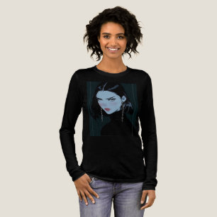 T-Shirt anime mood on with leashed hooks Tri-Blend Shirt