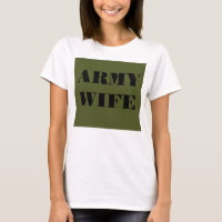 T-Shirt Army Wife