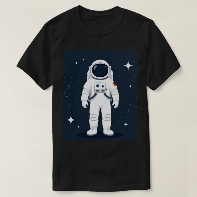 T-Shirt Astronaut Space T-Shirt (Design Front)