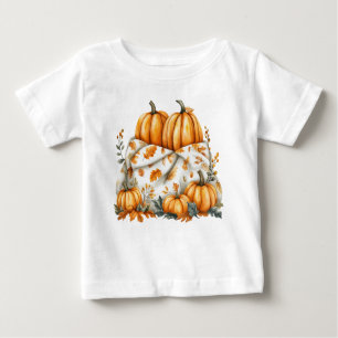 T-Shirt-Autumn Baby Shower Jersey Baby T-Shirt