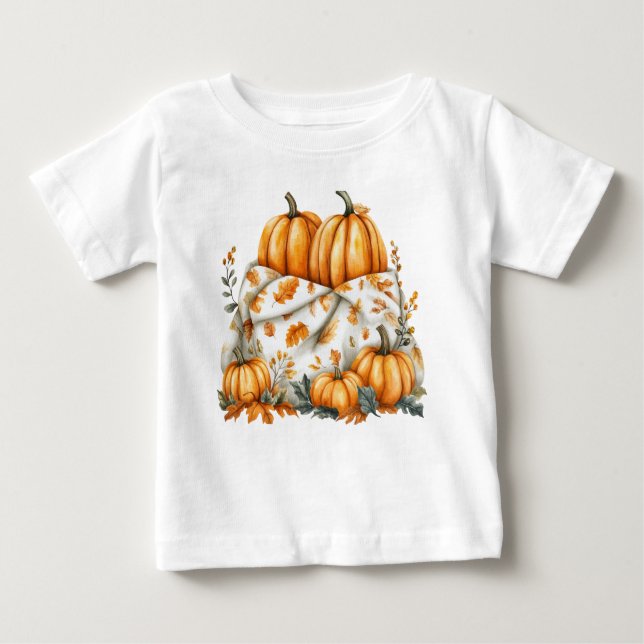 T-Shirt-Autumn Baby Shower Jersey Baby T-Shirt (Front)