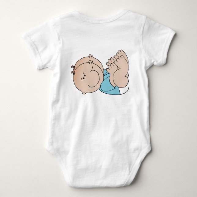 T-Shirt Baby Bodysuit (Back)