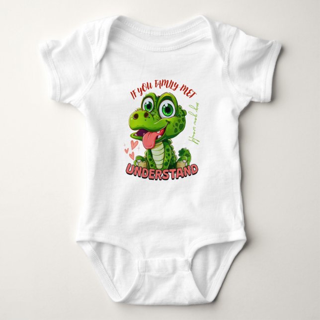 T-Shirt Baby Bodysuit (Front)