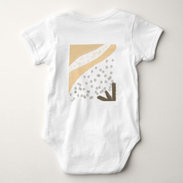 T-Shirt Baby Bodysuit (Back)