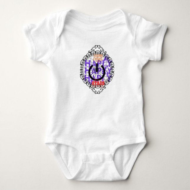 T-Shirt Baby Bodysuit white (Front)