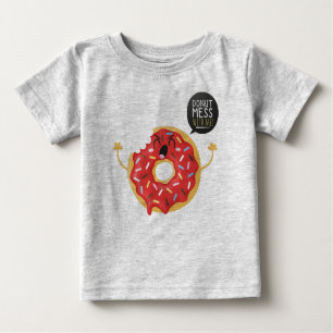 T-shirt Baby Boy Doughnut Mess With Me