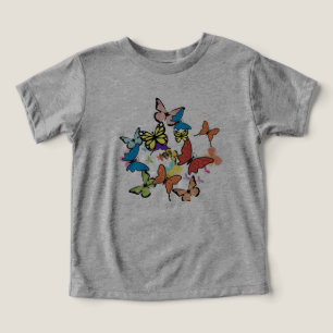 T-Shirt baby butterfly patterned