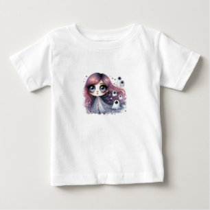 T-shirt baby girl big Magic Eyes