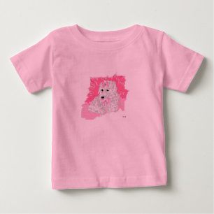 T-Shirt Baby Girls Poodle