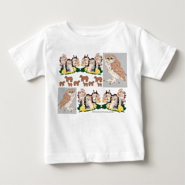 T-Shirt Baby's Animals of the Forest (Front)