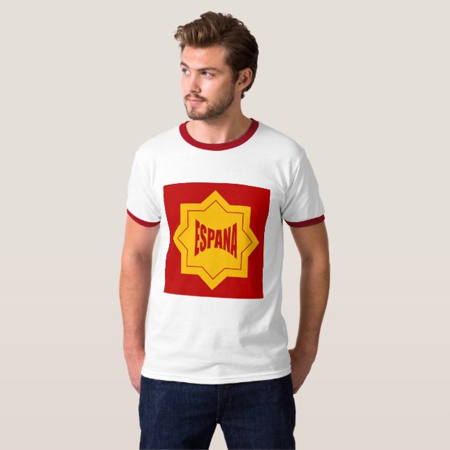 T-SHIRT BASIC RAS-DE-COU MEN DESIGN ESPANA (Front Full)