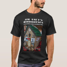 T-Shirt Birdhouse Advertising Illustration