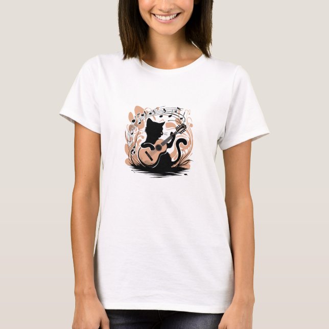 T-Shirt - Black Cat (Front)