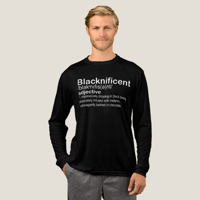 T-Shirt-Black History Month 100 Years Tri-Blend Shirt (Full Front)