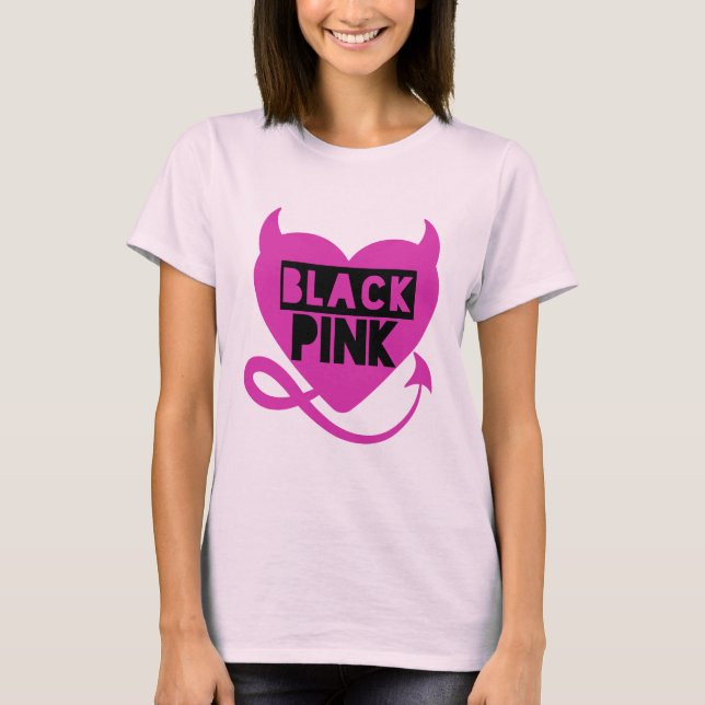 T-SHIRT Black Pink (Front)