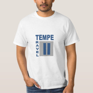 T-shirt blanc homme TEMPE TRAVEL ARIZONA