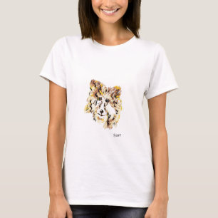 T-shirt : Blonde Collie Puppy
