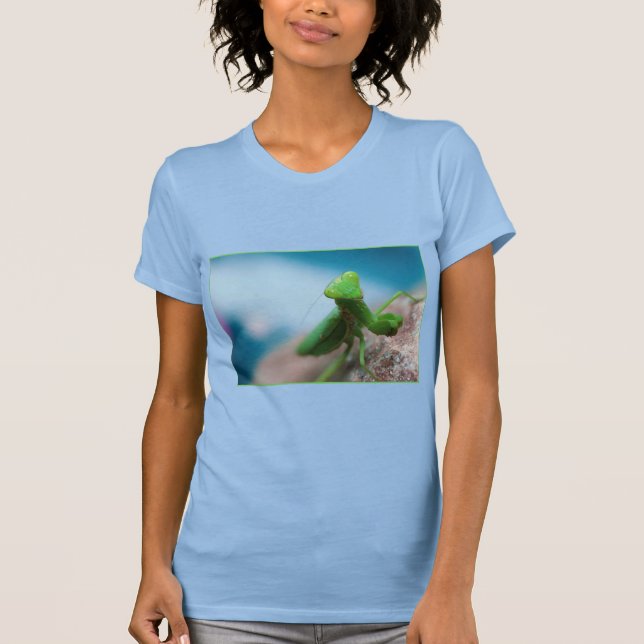 T-Shirt - Blue Mantis World (Front)