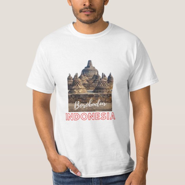 T-Shirt borobudur Indonesia  (Front)