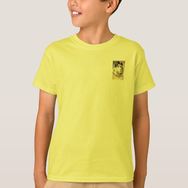 T-Shirt Boys lion art&design style  (Front)