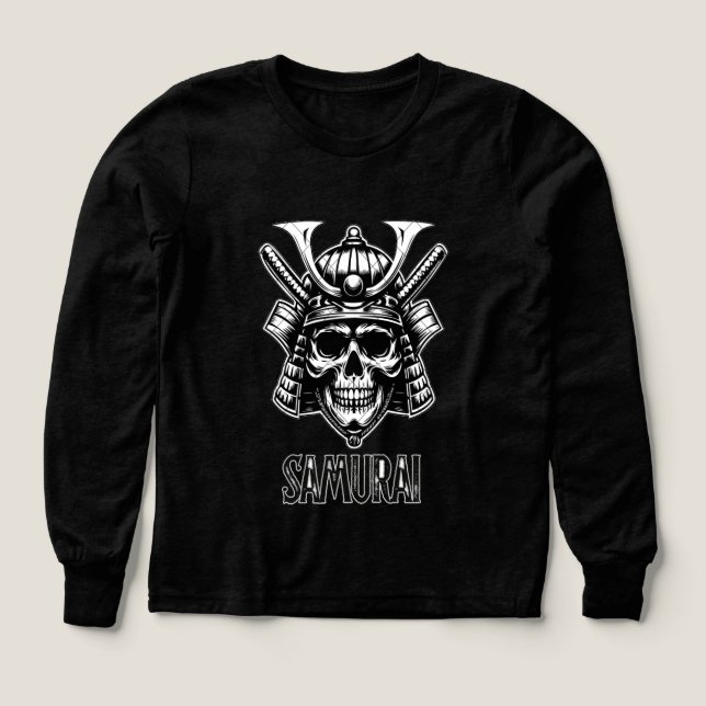 T-Shirt Bushido Spirit – Samurai Graphic  (Design Front)