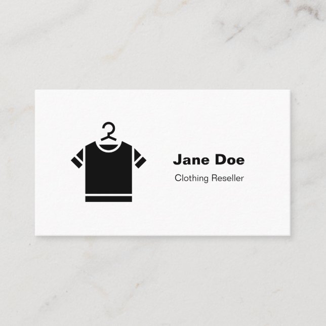 T Shirt Business Card - Customisable (Front)