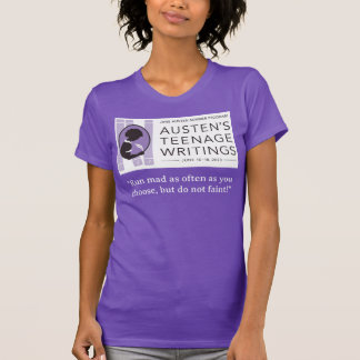 T-Shirt celebrates Jane Austen's youthful writings
