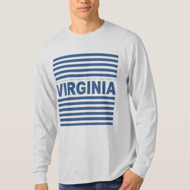 T-shirt cendre manches longues VIRGINIA (Front)