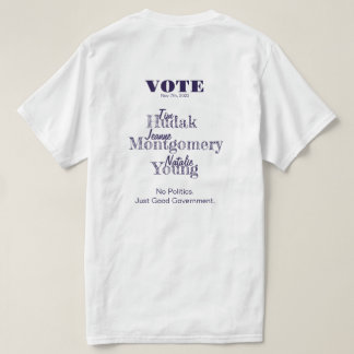 T-Shirt   CHB Dems Hudak Montgomery Young