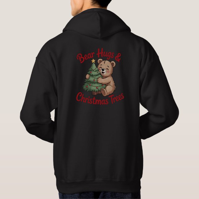 T-Shirt Christmas Festival, Little Bear plays Chri Hoodie (Back)