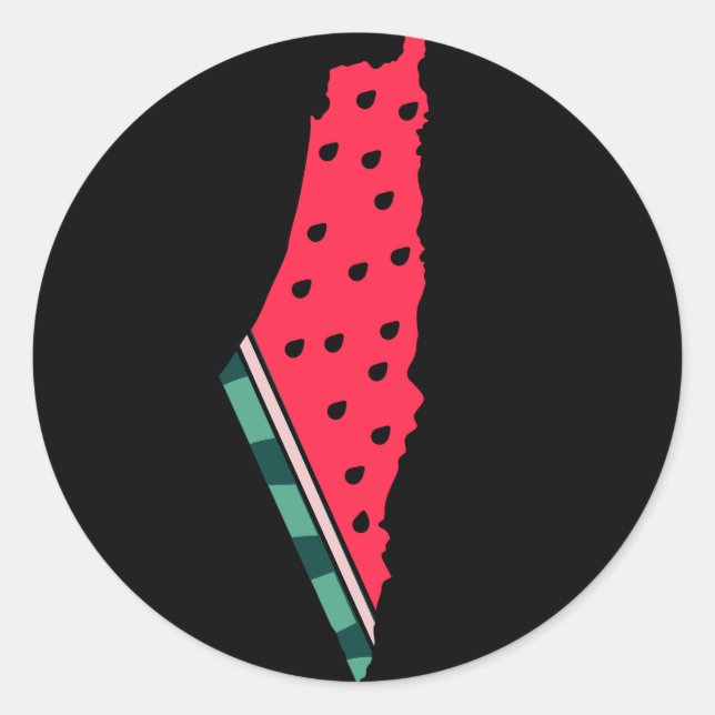 T-Shirt Classic Round Sticker (Front)