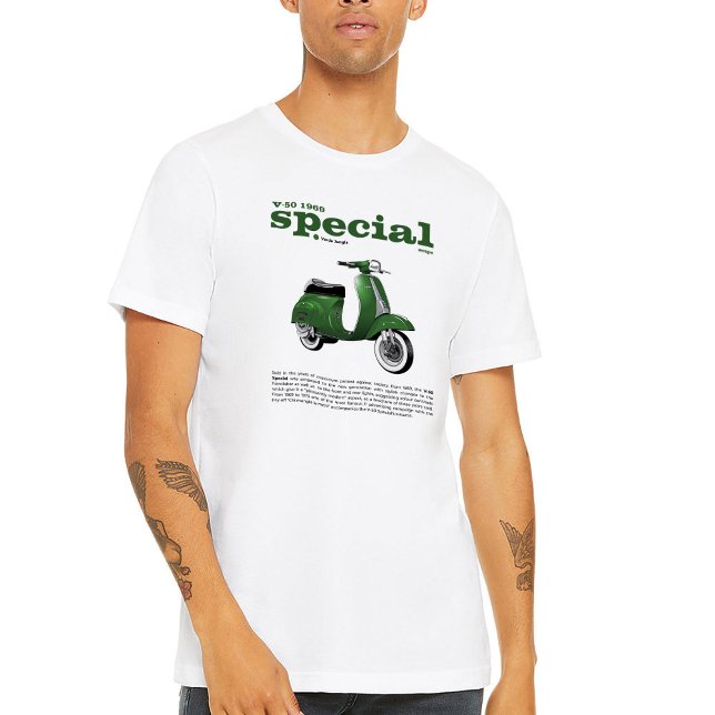 T-Shirt Classic Scooter V-50 Special Forest Green (Creator Uploaded)