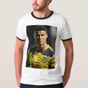 T-shirt Cotton Ronaldo printed T-shirt
