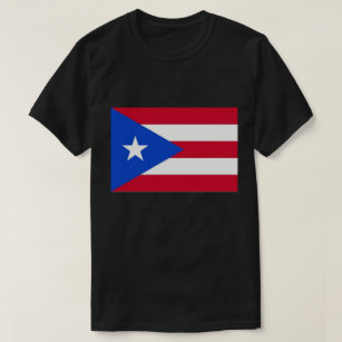 T-shirt Cuba Cuban Flag Red White Blue 