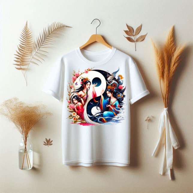 T-shirt Culture  (Yin Yang At Chinese Culture )